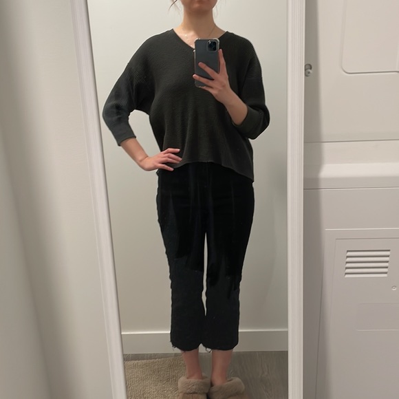 Azul by Moussy - Turquoise hi-low sweater, Size S - Picture 3 of 6